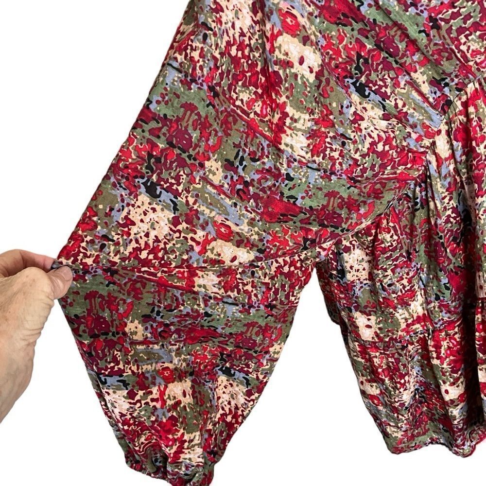 Bucket List Woman's Top Size S Boho Peasant Flowy… - image 5